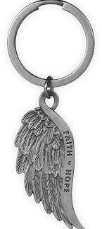 Obesek za ključe angelsko krilo-faith, hope