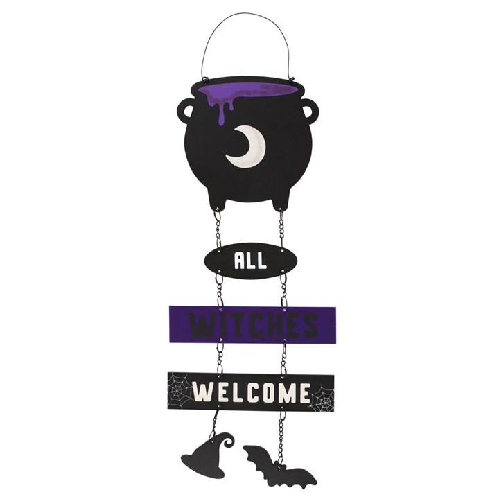 Znak " All Witches wellcome"
